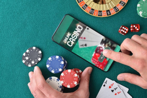 Close-up of live card shuffle on orion88 BandarQ table