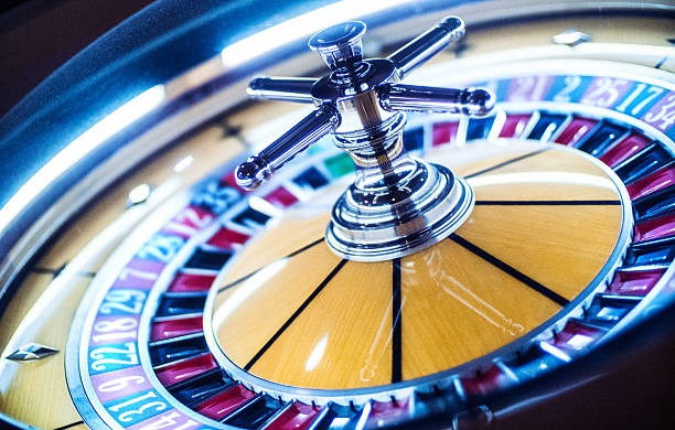 Live dealer blackjack table with multi-camera broadcast
